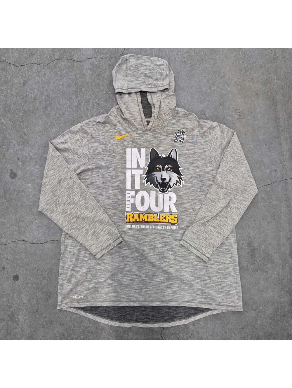 Nike Loyola Chicago Ramblers Dri Fit Hoodie